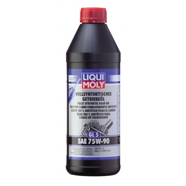Liqui-Moly Vollsynthetisches Getriebeöl (GL 5) SAE 75W-90, 1L
